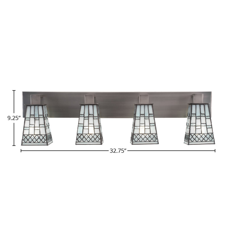 Barre d'éclairage de salle de bain 4 lumières Eurig