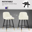 Swivel Velvet Upholstered Counter & Bar Stool With Solid Metal Frame-1929667204-1921254708-1912855092