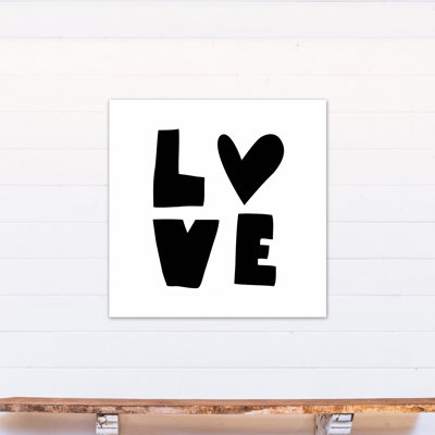 « love », art encadré Mallette