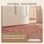 Tapis Winslow traditionnel à motif floral intégral bordeaux, cuivre, vert, crème et rose, lavable à la machine, antidérapant, à poils courts, pour l'intérieur et l'extérieur, adapté aux animaux domestiques, idéal pour le salon, la chambre, la salle à manger, l'entrée, le couloir ou le bureau.-616457378