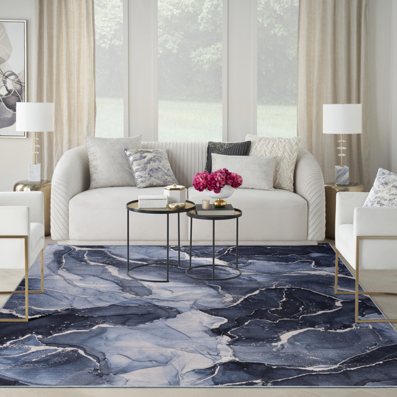 Jann Daydream Machine Washable Area Rug, Rectangle 9'2" x 12'