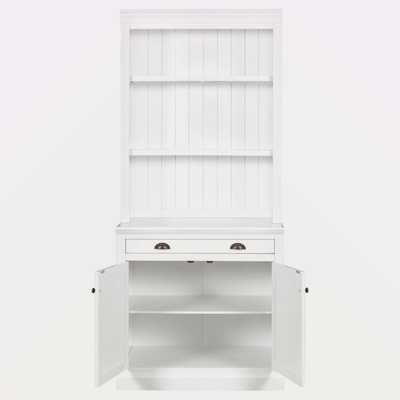 83.4"Tall Bookshelf With Two Corner Shelf Suite,Bookcase With 2 Doors And 1 Drawer,5-Tier Corner Shelf With Open Shelves,Free Standing Shelves Suite With LED Lighting For Living Room,Office,