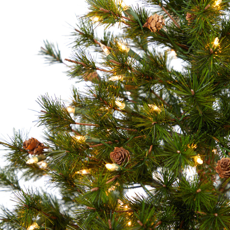 Lighted Artificial Christmas Tree, 5' H
