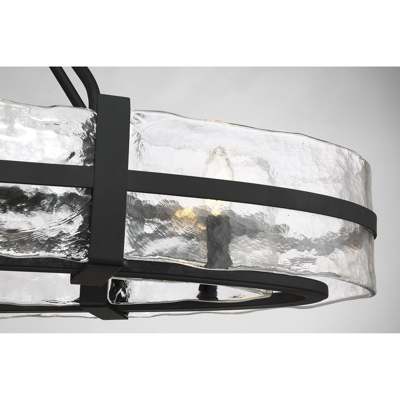Lustre tambour Brisa Unique, Lustre linéaire à 10 lumières