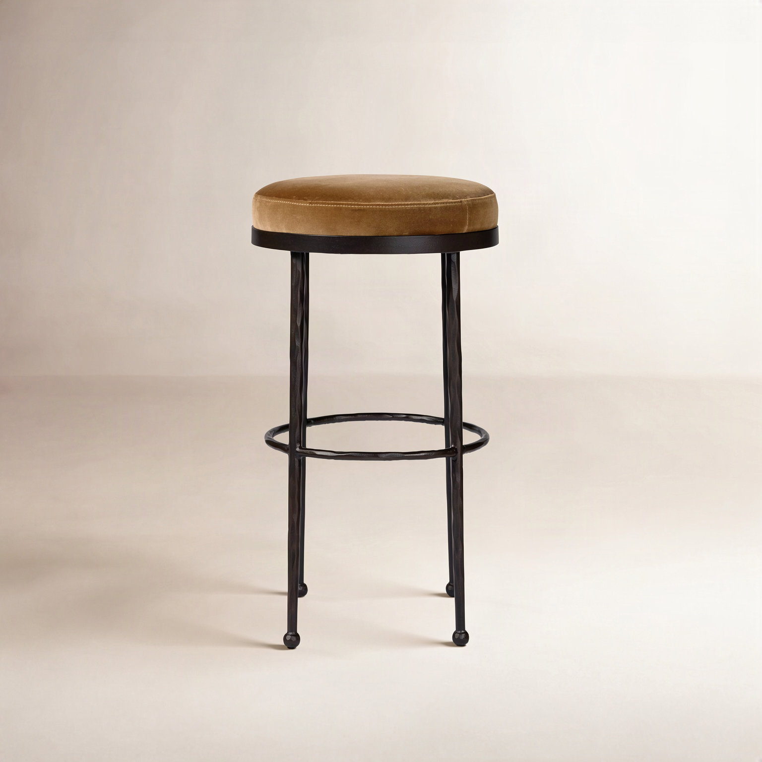 Eloise Bar Stool, Bar Stool (31.25" Seat Height), Surrey Ochre