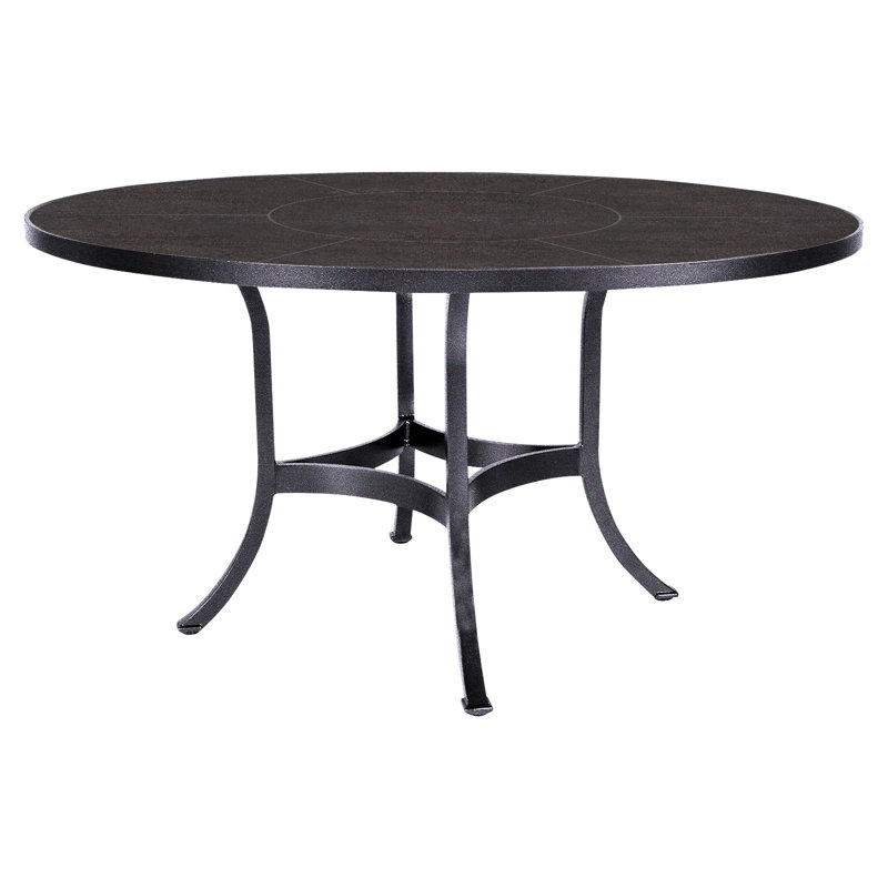 Outdoor Round Dining Table, 42" W x 42" L x 29.5" H, Urban Shift, Graphite