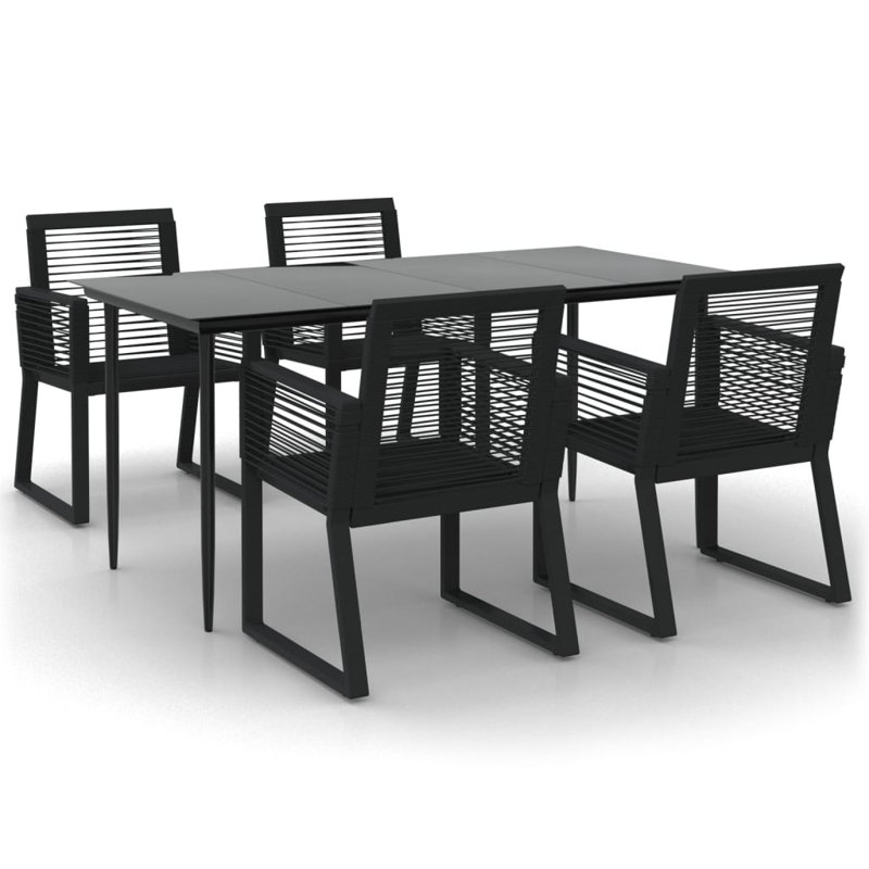Darvil 4 - Person Patio Dining Set with Rectangular Table