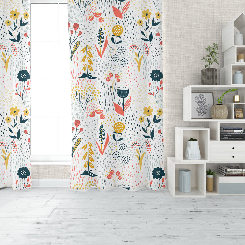 Jenecke Room Darkening Curtain Pair, 20" W x 61" L