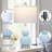 Haahris 22" Ceramic Gourd Bedside Table Lamp Set with Bulbs-1294476351-1288903313