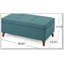 Banc de rangement avec repose-pieds traditionnel pour entrée et chambre à coucher, multifonctionnel et peu encombrant