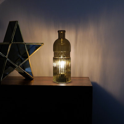 Cello Lighting Efthymios Vintage Large Amber Lamp