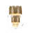 Modern 3-Light Crystal Wall Sconce 