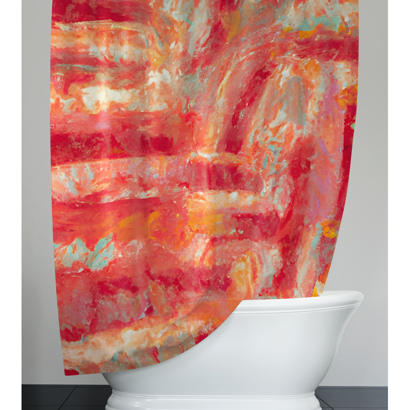Rideau de douche Beugre, H 72 po x l 70 po