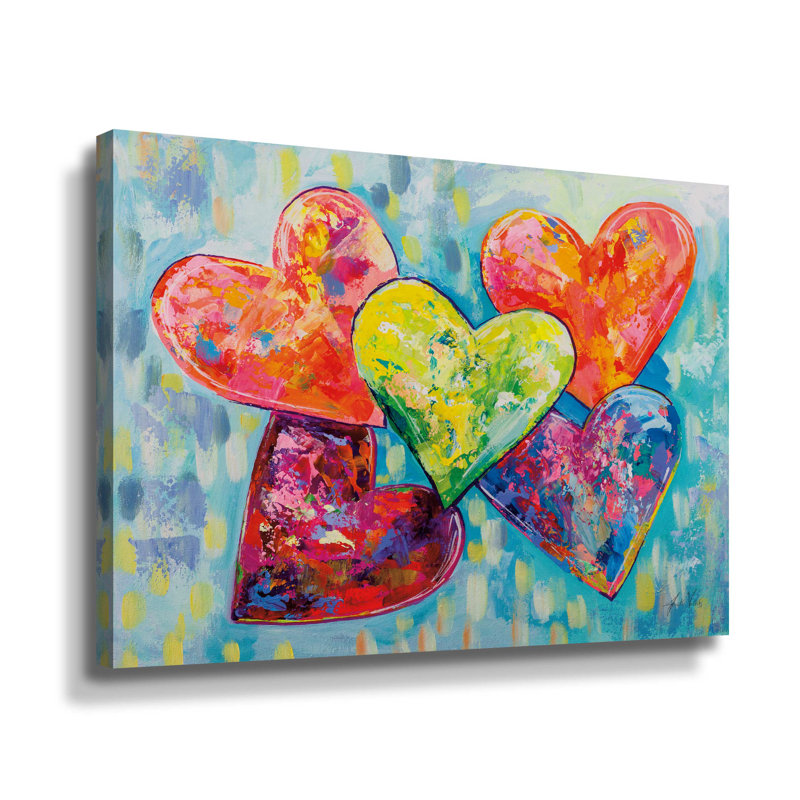 «Lonely Heart», reproduction sur toile, Toile tendue, H 14 po x l 18 po x P 2 po