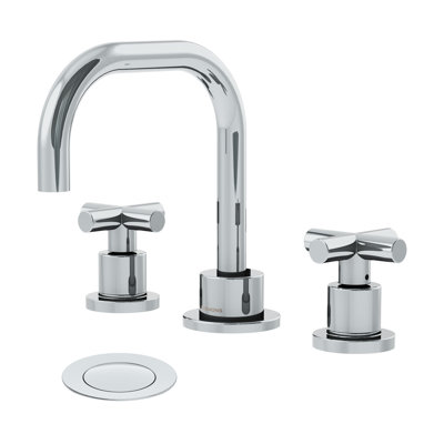 Dia Widespread Two-Handle Bathroom Faucet with Push Pop Drain