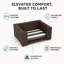 Teamson Striped Polyester Pet Bed