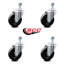 Ensemble de roulettes de service 4 po