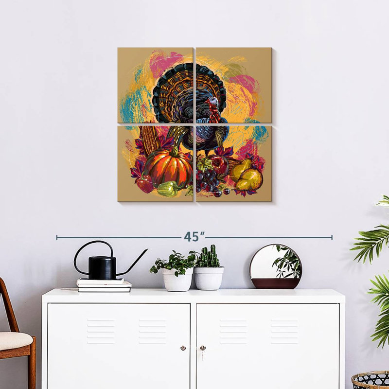 Lelend Thanksgiving Dinner Staples, 26" H x 26" W