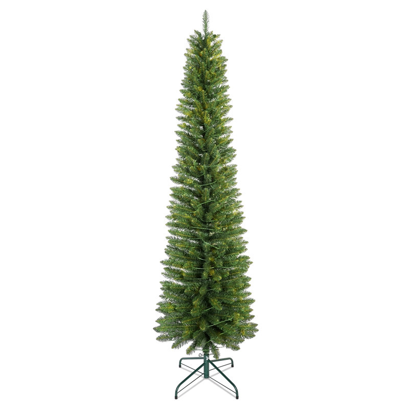 Arbre de Noël à crayon vert, H 5 pi