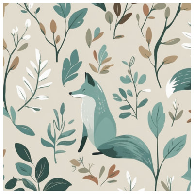 Couvertures renards et feuilles