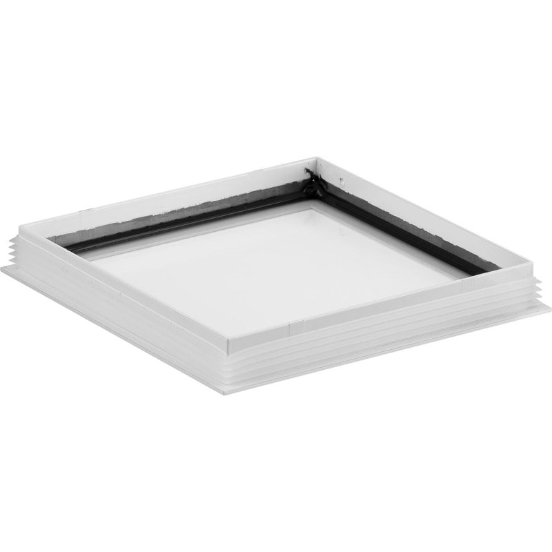 Clear Glass Square Cylinder Lense, White