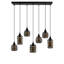 Lustre géométrique pour îlot de cuisine Azsa