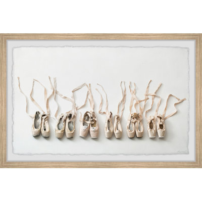 Geer Ballerina Shoes Framed Print