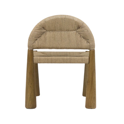Chaise Pho en teck et ruppie maritime