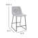 Liekele Upholstered Counter Height Modern Dining Stools
