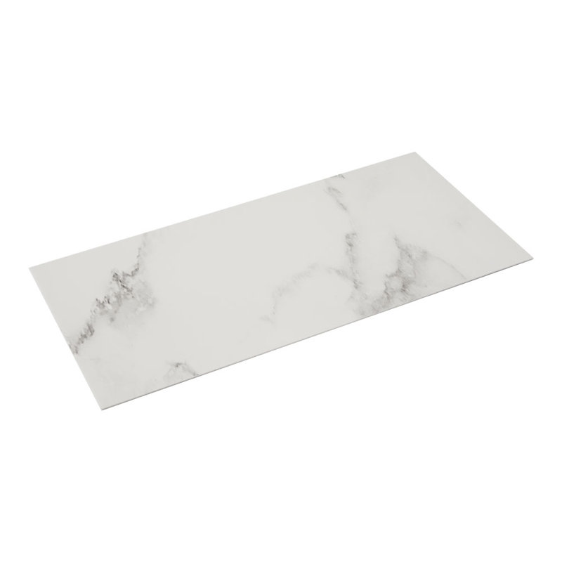 Polyvinyl Chloride (PVC) Peel and Stick Field Tile, 30 cm x 60 cm, Light Grey