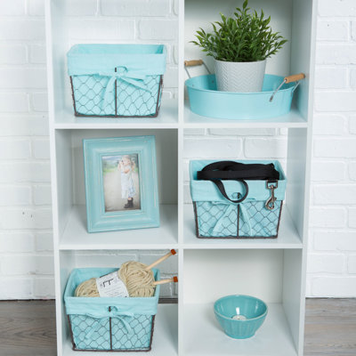 Gracie Oaks Colgate Fabric Decorative Basket