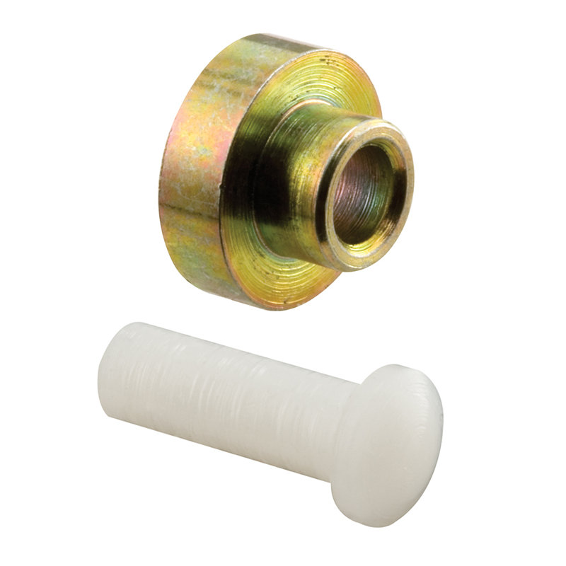 Prime-Line 7/16 in. Flat-Edge Steel Sliding Window Roller with Axle Pins, for Premiere