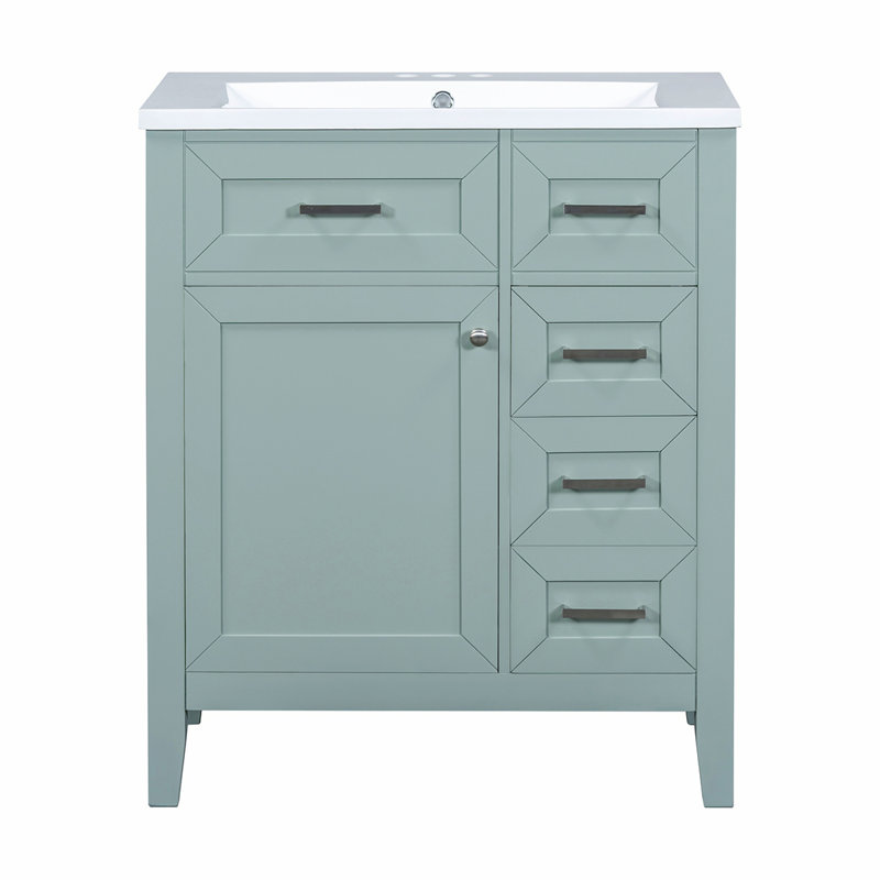 Base de meuble-lavabo simple 30 po seulement, Vert