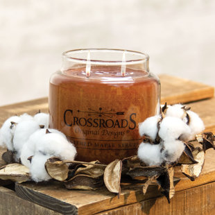 Bougie parfumée au sirop d'érable beurré