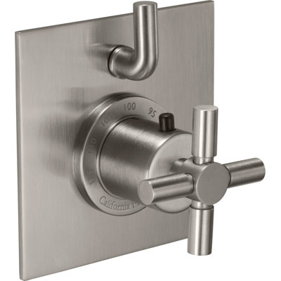 Descanso StyleTherm® 1/2" Trim Only with Single Volume Control - Smooth Handle