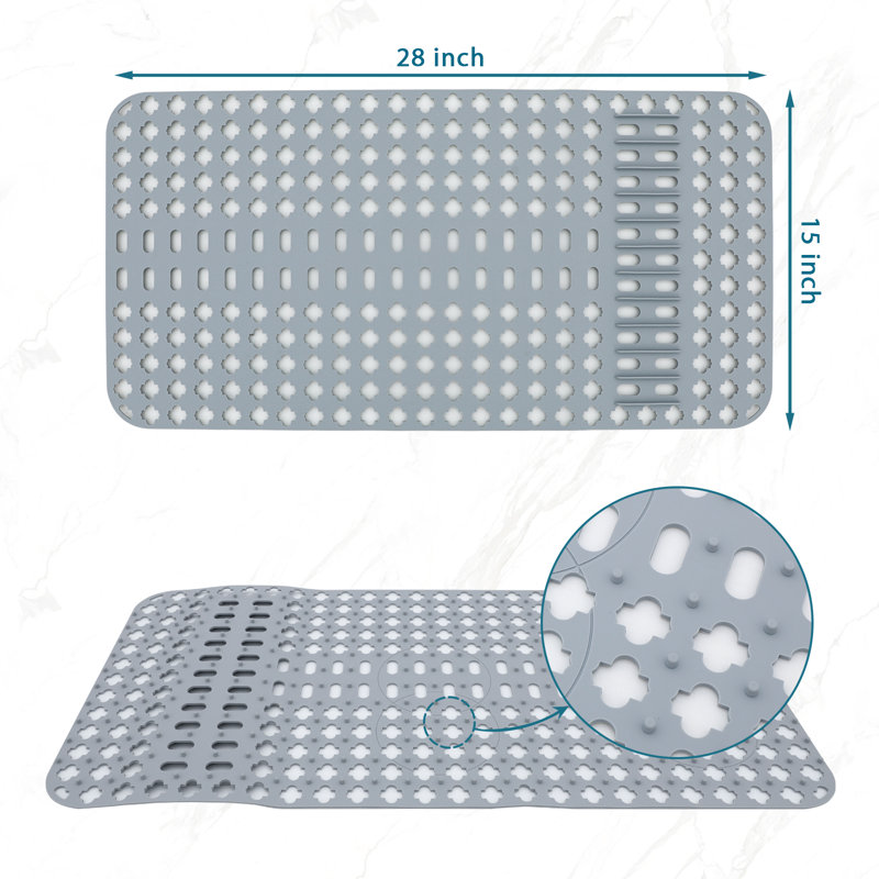 Tapis antidérapant en silicone 28 po x l 15 po
