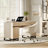  Home Office Furniture Set: 59" Executive Desk With Charging Station And Storage Cabinet, Two 72" Tall Bookcase, Modern Computer Desk And Library Shelf For Work Study-122933757-128721377