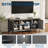 59" Fluted TV Stand for 65 Inch TV, Modern Entertainment Center with Open Shelves & 2 Storage Cabinets-1889675925