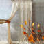 Faysal Tap Top Sheer Thermal Door Curtain