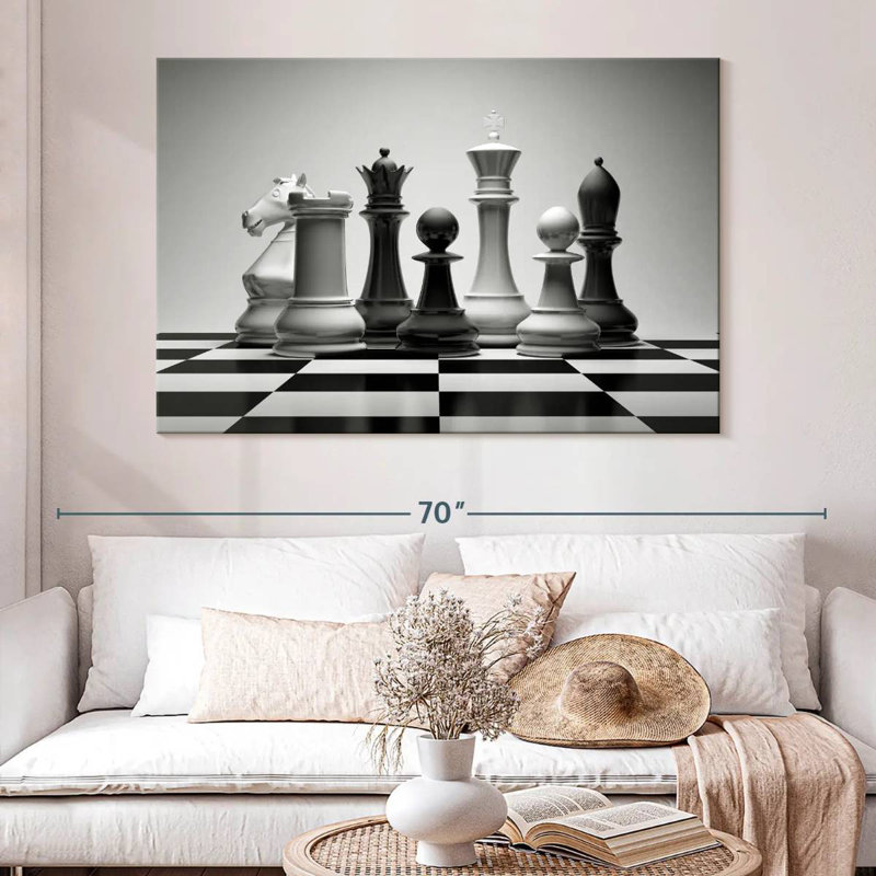 Senne Virtual Chess, 34" H x 51" W