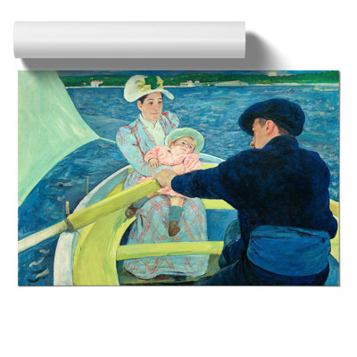 The Boating Party by Mary Cassatt - No Frame Painting
