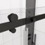 Porte de douche en verre, porte coulissante, avec verre trempé de 5/16 po