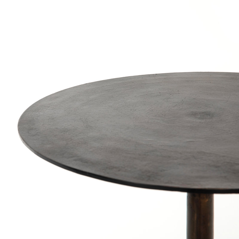 Felix Pedestal Dining Table, Counter Height ( 36" Height), Antique Rust