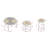 Ensemble de 3 tables basses Ahtsham