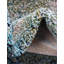 Tapis bleu clair tissé à la machine à motif abstrait Keimar-86623066