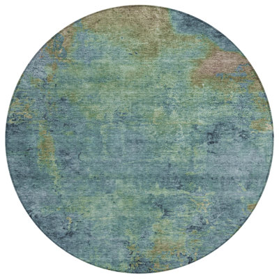 Tapis d'intérieur rond 8 po