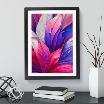 An Abstract Flower No.1 Abstract - Picture Frame Painting