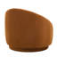 Fauteuil demi-tonneau pivotant de 35,04 po Aunna Nenuphar-1497142508