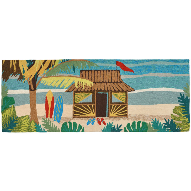Cohee No Pattern And Not Solid Color Polyester Kitchen Mat, 24" W x 60" L