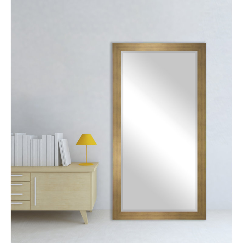 Miroir pleine grandeur Henslee, Or mat, H 65,5 po x l 32 po